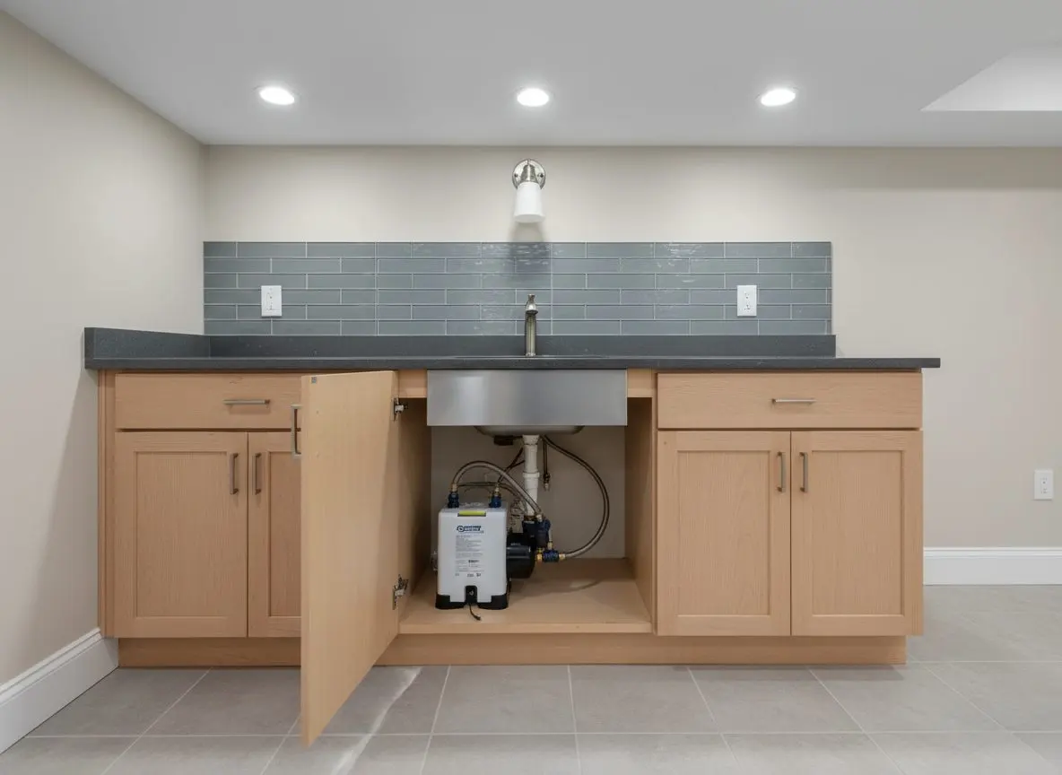 Wet bar with its own pump in Shrewsbury