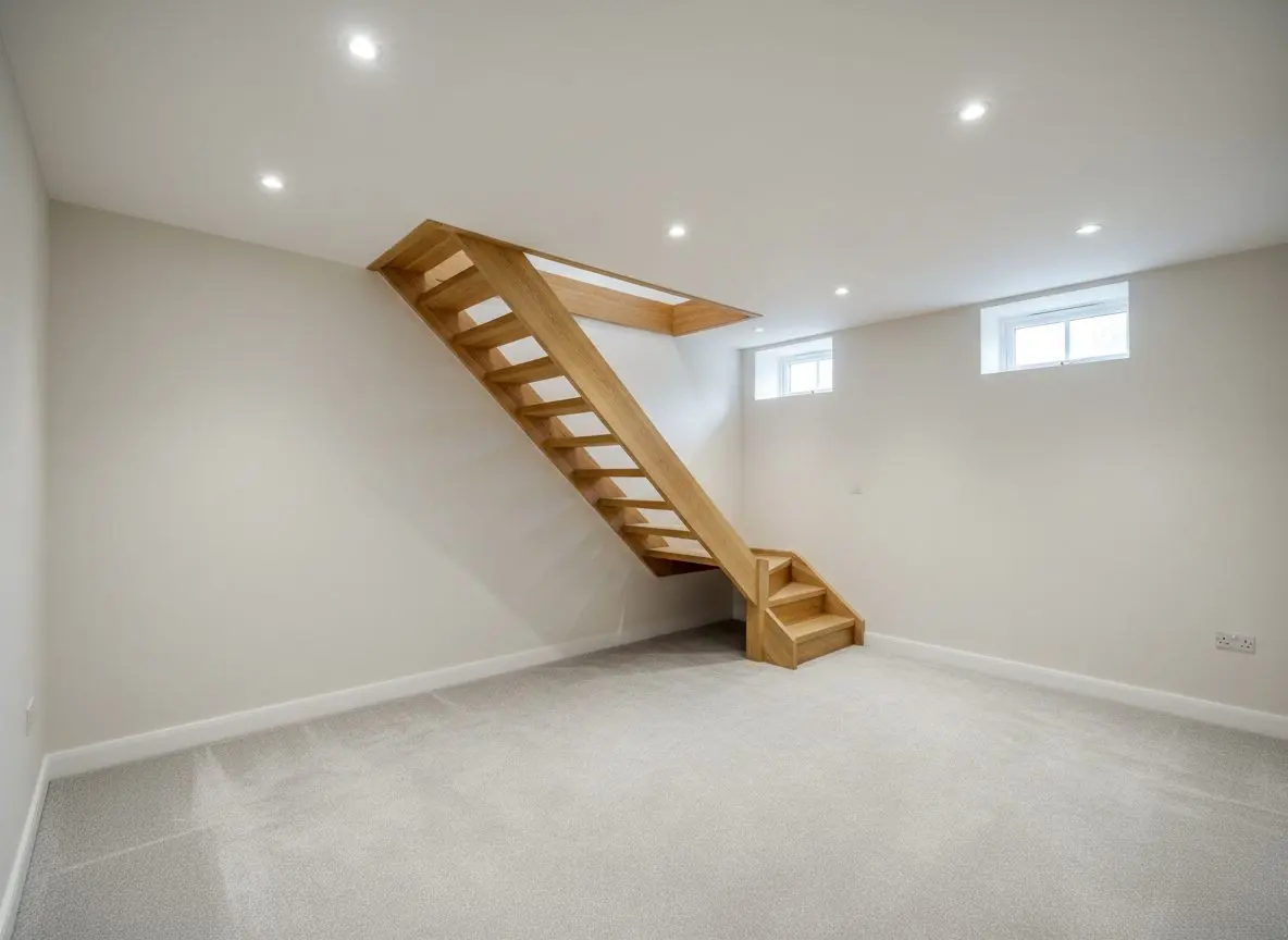 Stair rebuilt to a shallower pitch in Shrewsbury